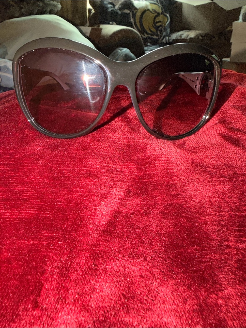 Gucci Oversized Black Gradient Lens Women's Sunglasses
